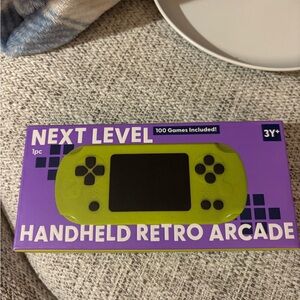 Adore Handheld Retro Arcade‎ - Lime Green and Purple